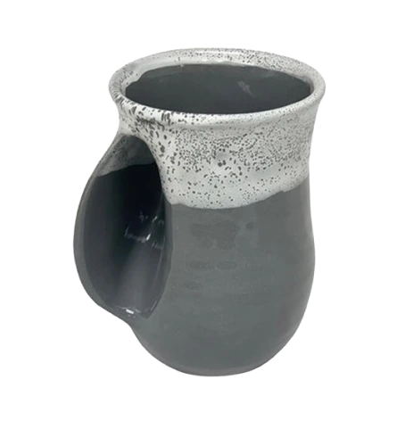 Gray Clay in Motion handwarmer mug thumbnail