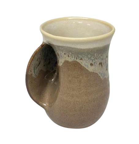 Brown Clay in Motion handwarmer mug thumbnail
