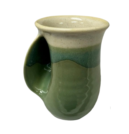 Green Clay in Motion handwarmer mug thumbnail