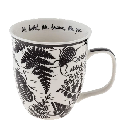 Karma Gifts black and white nature insect mug thumbnail