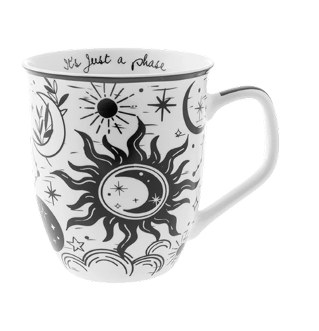 Karma Gifts black and white moon and sun mug thumbnail
