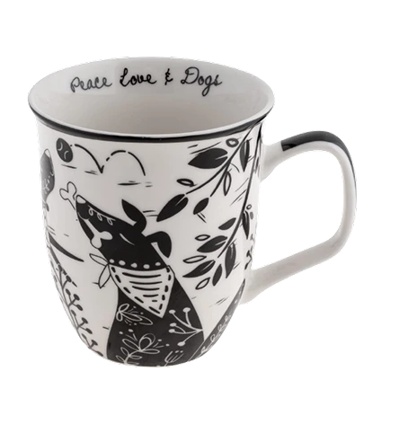 Karma Gifts black and white dog mug thumbnail