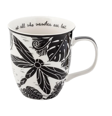 Karma Gifts black and white butterfly wander mug thumbnail