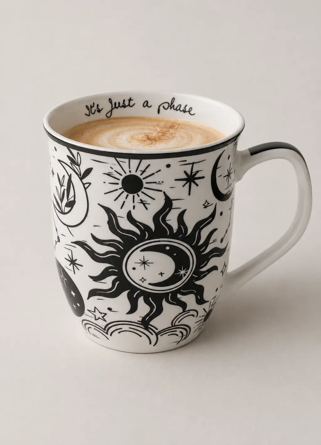 Karma Gifts black and white boho mug
